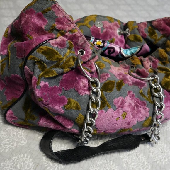 Glenda Geis Millie Damask Handbag - Picture 1 of 8